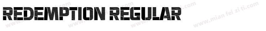 Redemption Regular字体转换